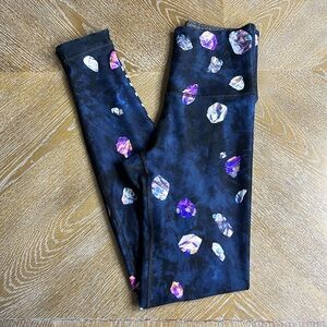 WITH PELOTON Blue Print Leggings XS